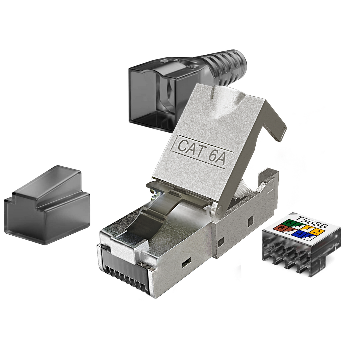 RedStar24 CAT6a RJ45 Stecker werkzeuglos – Einzelstück