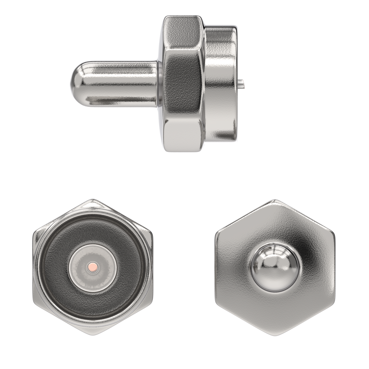 RedStar24 Terminateur F 75 Ohm – Lot de 10 – Terminaison de câble coaxial satellite – Entièrement métallique, résistant à la corrosion