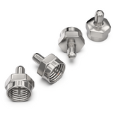 RedStar24 Terminateur F 75 Ohm – Lot de 10 – Terminaison de câble coaxial satellite – Entièrement métallique, résistant à la corrosion