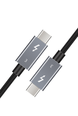 RedStar24 Thunderbolt 3 Cable (0.7m / 1m / 2m) – 40 Gbit/s, 100W, USB-C Connector for MacBook, SSD &amp; eGPU
