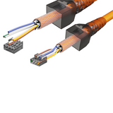 RedStar24 Connecteur réseau CAT6a RJ45 sans outil – Blindé – Ethernet 10 Gigabit – pour câble d'installation – Lots de 1 à 24 pièces