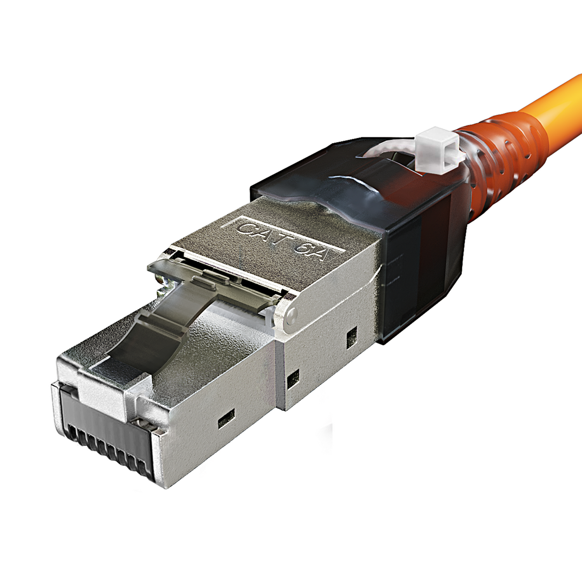 RedStar24 CAT6a network connector RJ45 tool-free – shielded – 10 Gigabit Ethernet – for installation cables – sets of 1 to 24 pieces