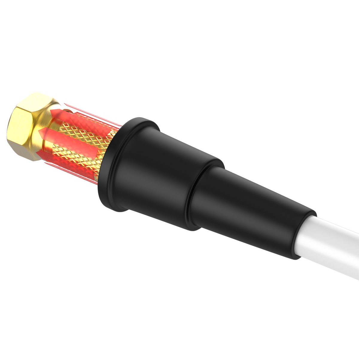 10x rubber grommets water protection for F-connectors – weather protection for SAT coaxial cables &amp; connections – UV-resistant