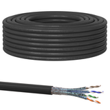 Câble Cat7 S/FTP blindé extérieur – Câble d'installation LAN résistant aux UV 10 Gbit/s | RedStar24