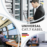 RedStar24 Cat7 Duplex Kabel Orange 1000 MHz 10 Gbit Ethernet