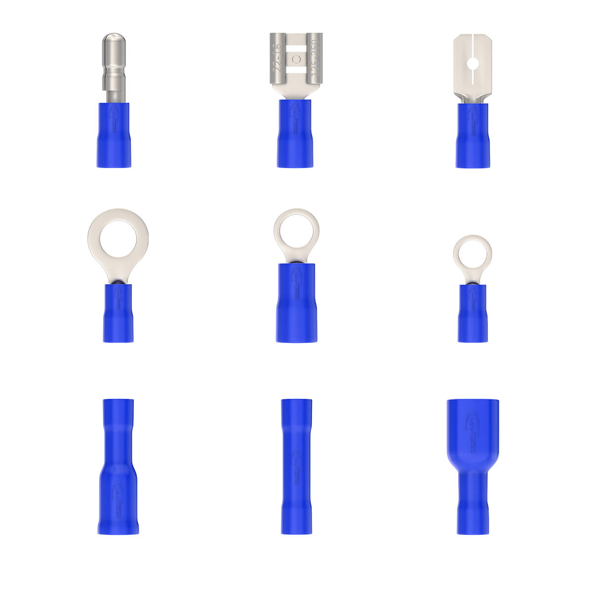 RedStar24 cable lug set 700 pieces – 27 types of insulated cable lugs in red, blue &amp; yellow for 0.5–6 mm²
