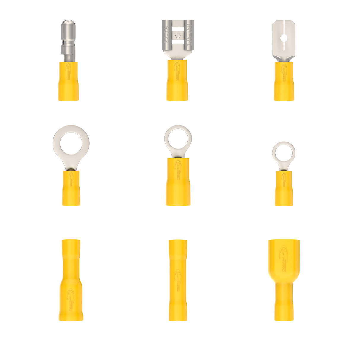 RedStar24 cable lug set 700 pieces – 27 types of insulated cable lugs in red, blue &amp; yellow for 0.5–6 mm²