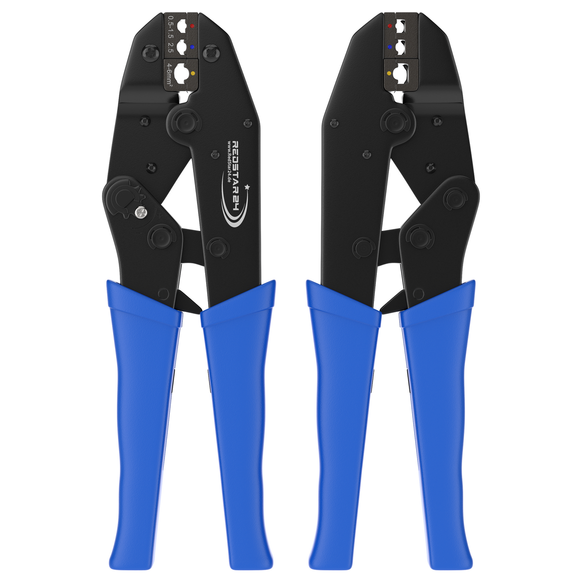 RedStar24 Crimping pliers for cable lugs 0.5–6mm² – ratchet