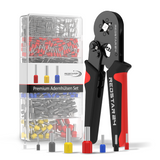 Crimpzange-Set mit 1800 Aderendhülsen (0,5–10 mm²) – RedStar24