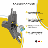 CAT 7 RJ45 Netzwerkstecker werkzeuglos Silber – geschirmter LAN Stecker für stabile Netzwerkverbindungen