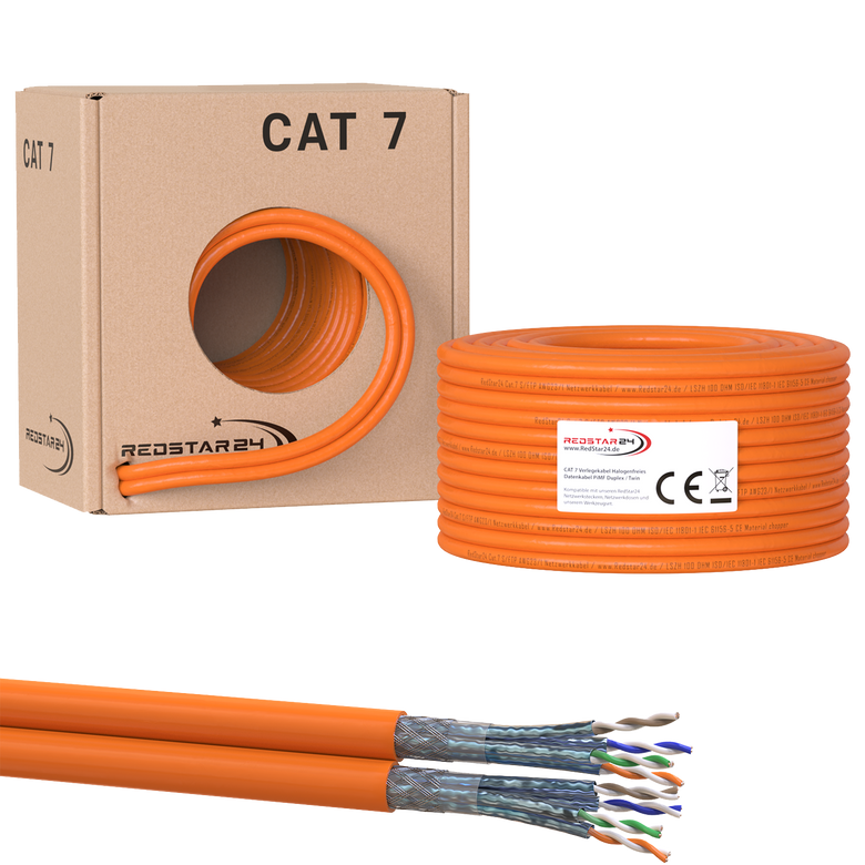Cat.7 Duplex Verlegekabel