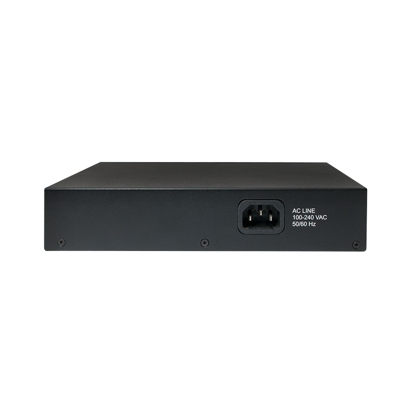 LogiLink Commutateur PoE 5 ports NS0098 – Commutateur Fast Ethernet avec PoE+, 30 W par port, IEEE 802.3at/af, Plug & Play