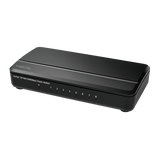 LogiLink Switch de bureau Gigabit 8 ports NS0106 - Switch réseau Ethernet, 10/100/1000 Mbit/s, économe en énergie, Plug & Play