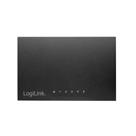 Lüfterloser 5-Port Gigabit Switch für Heim- &amp; Büronetzwerke – LogiLink