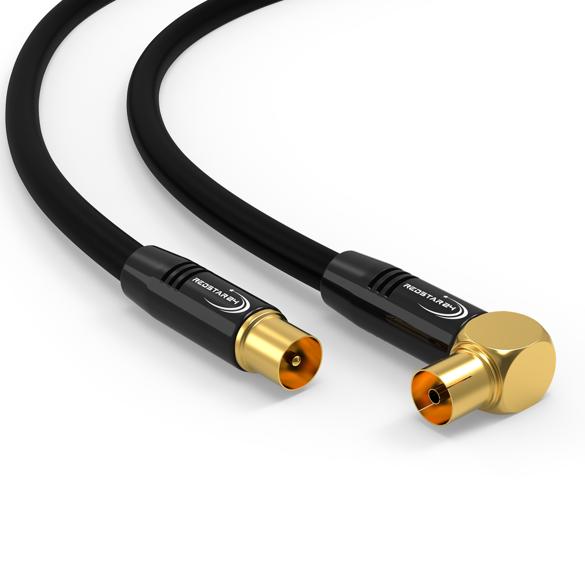 RedStar24 TV antenna cable coaxial 135dB - HDTV, DVB-T2, radio, DAB, 4K UHD