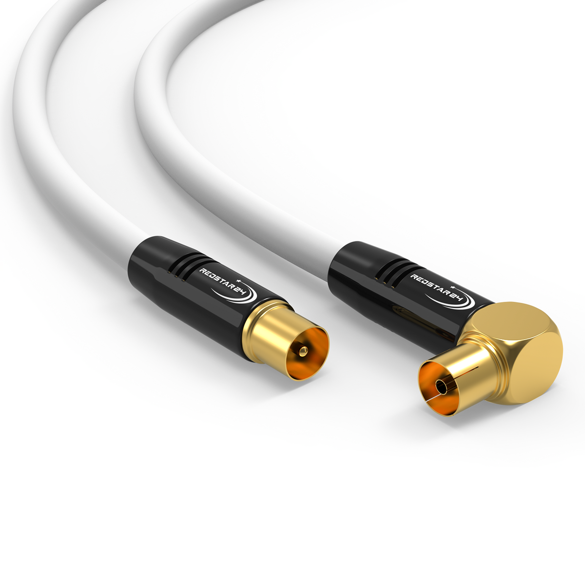 RedStar24 TV antenna cable coaxial 135dB - HDTV, DVB-T2, radio, DAB, 4K UHD
