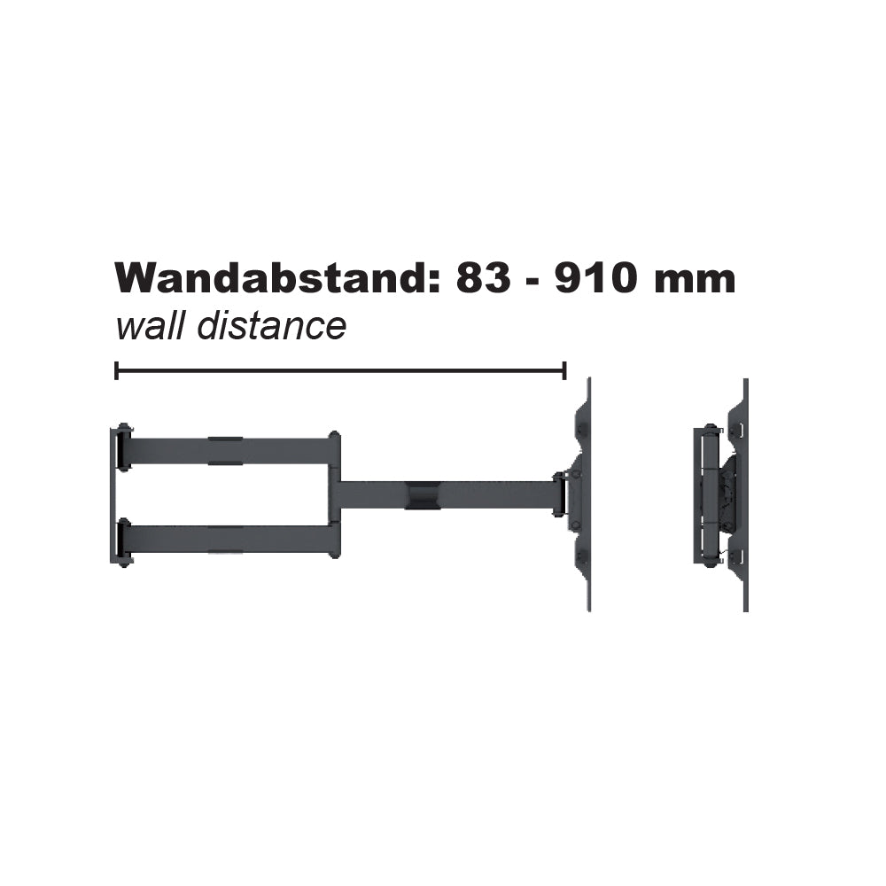 my wall Vollbewegliche XL Wandhalter für LCD TV (H 27-2 XL)