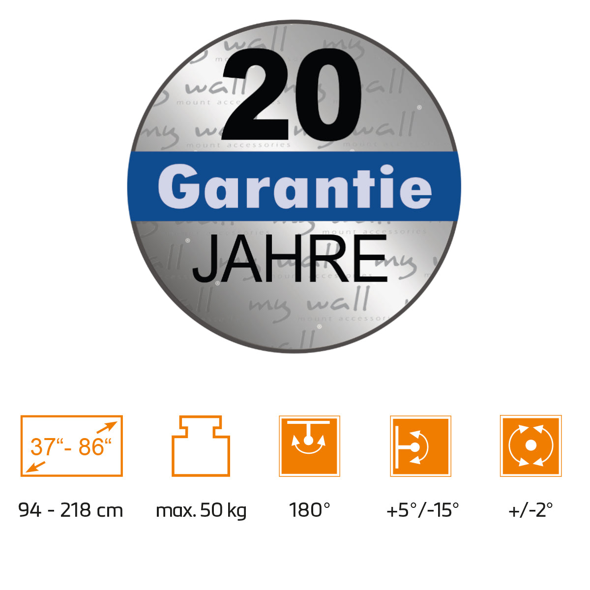 my wall Schwenkbare TV Wandhalterung (H 28-2 L)