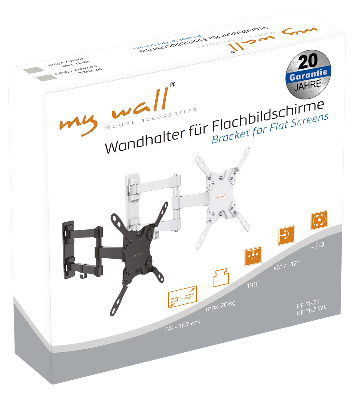 my wall Wandhalter für Flachbildschirme (HF 11-2 WL)