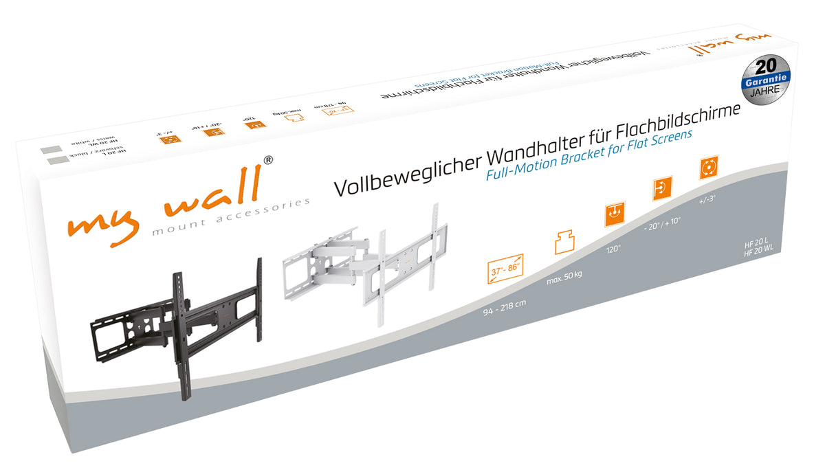 my wall Vollbeweglicher Wandhalter für Flachbildschirme (HF 20 L)