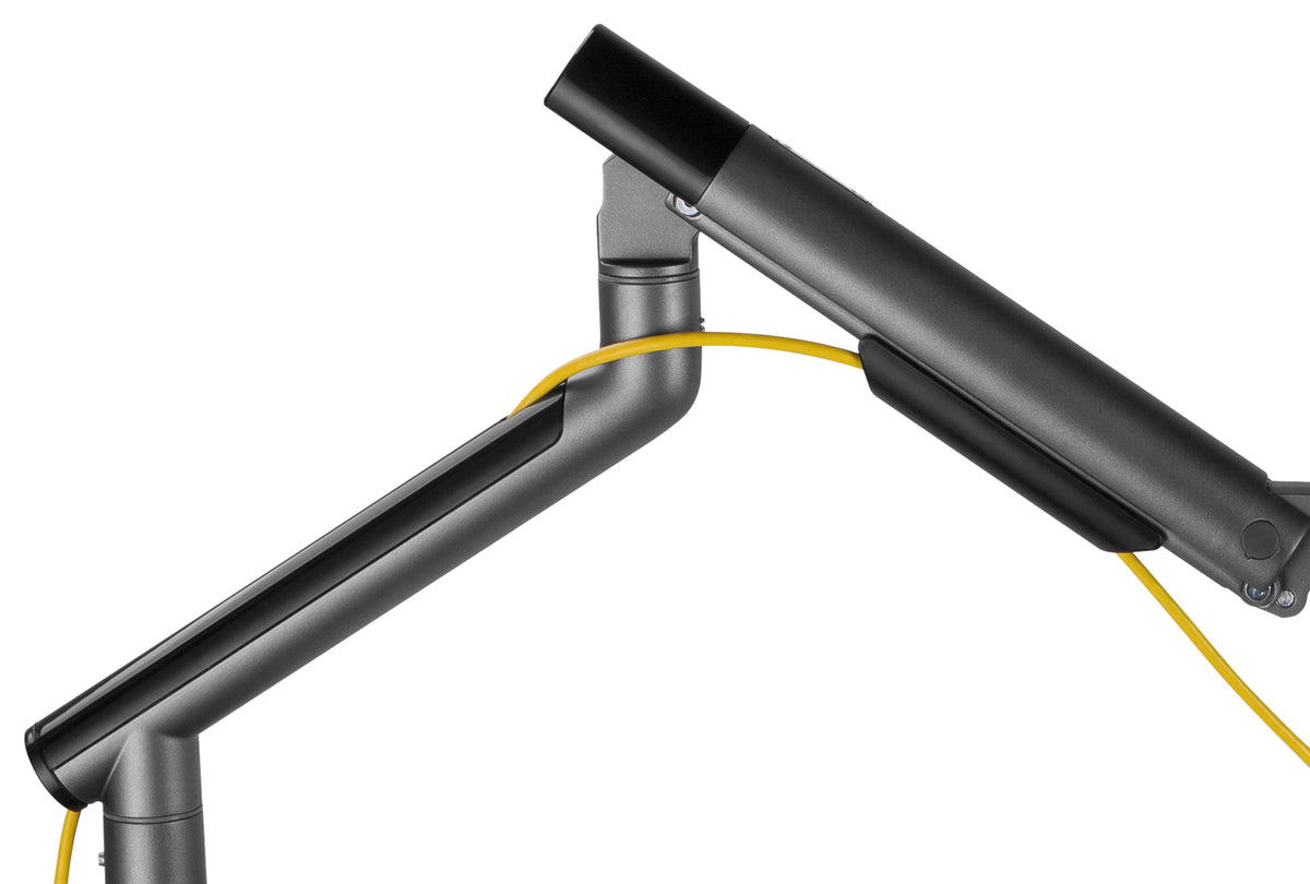 my wall Vollbeweglicher Tischhalter mit Federsystem für 2 Flachbildschirme (HL 23-2 L)