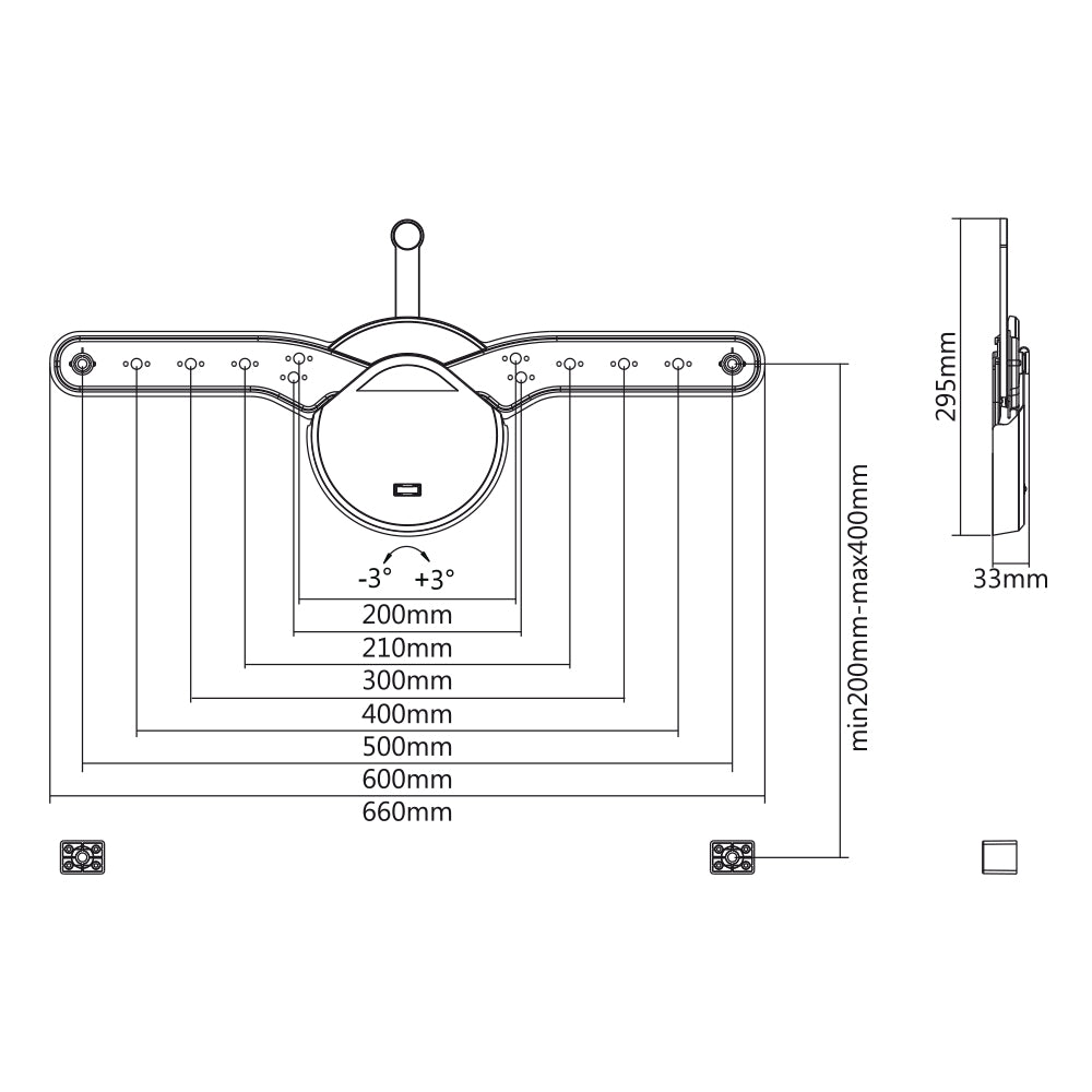 my wall Wandhalter für LCD / LED TV speziell entwickelt für OLED TV (HL 27 L)