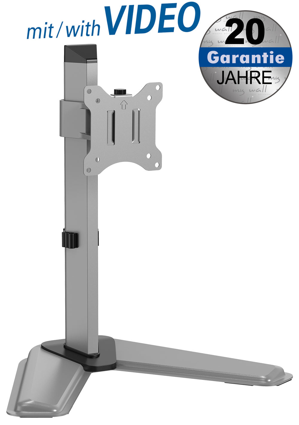 my wall Höhenverstellbarer Tischständer für Flachbildschirme (HL 56-1 L)