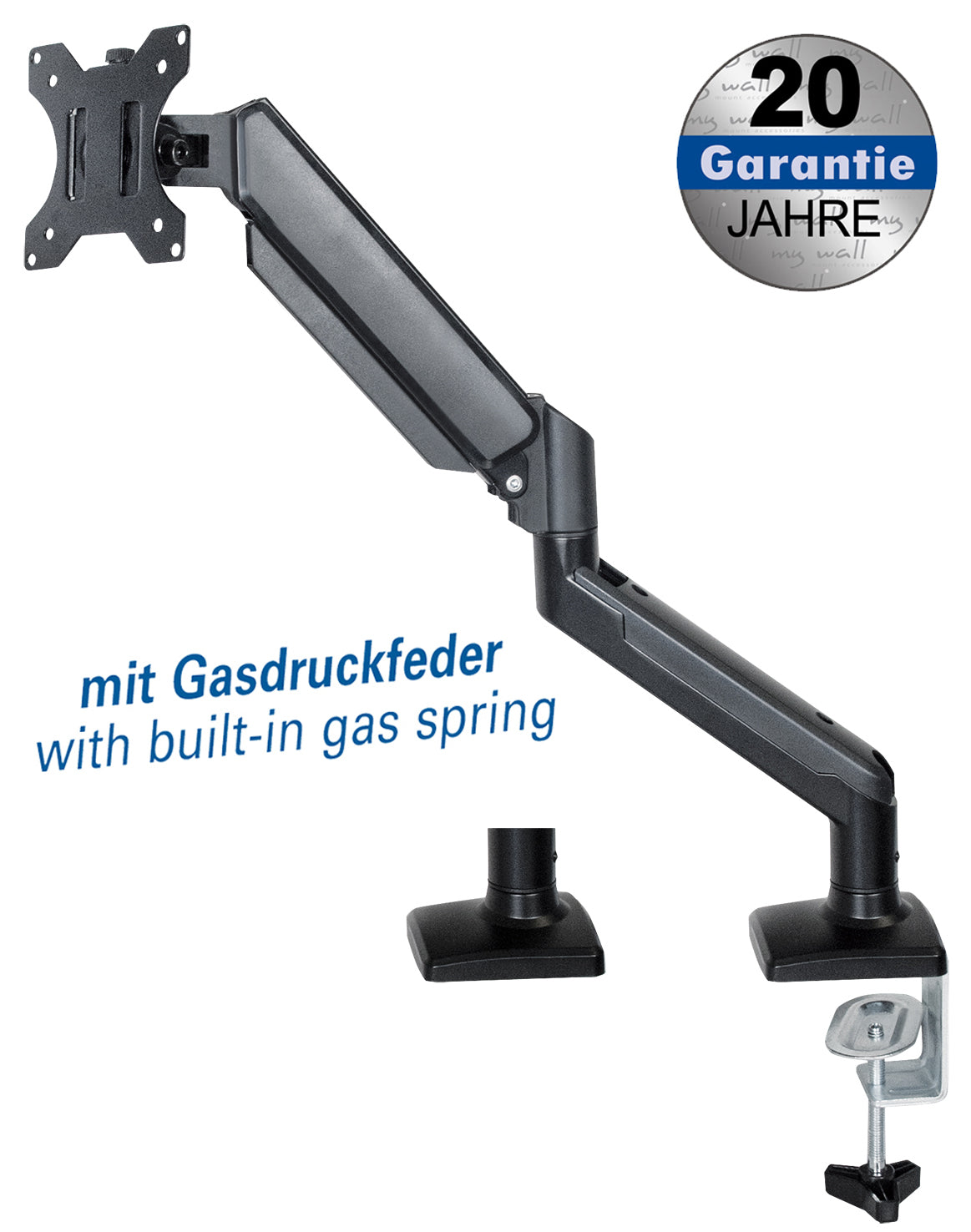 my wall Vollbeweglicher Monitorhalter mit Gasdruckfeder (HL 57 L)