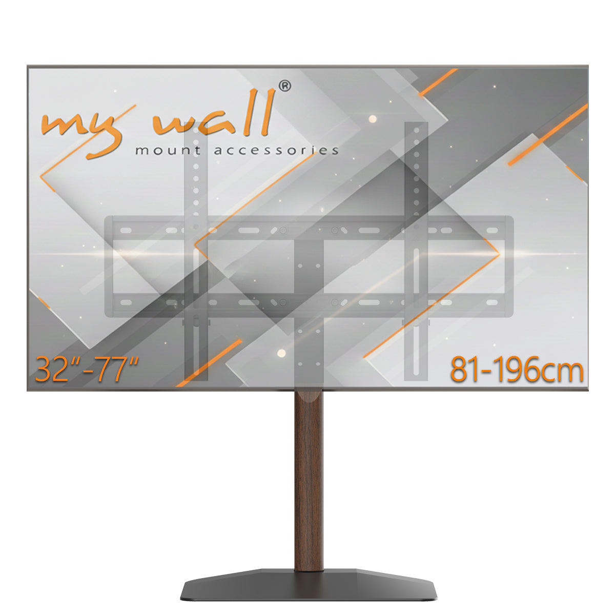 my wall TV Standfuß höhenverstellbar und drehbar (HP 128 L)