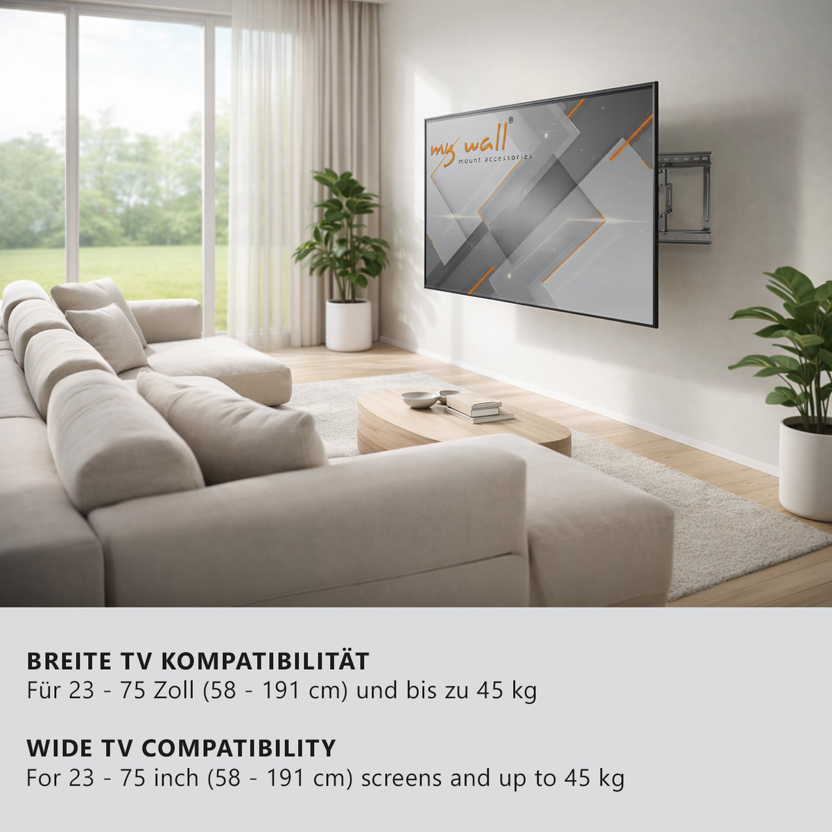 my wall Schwenkbare TV Wandhalterung (HP 47 L)