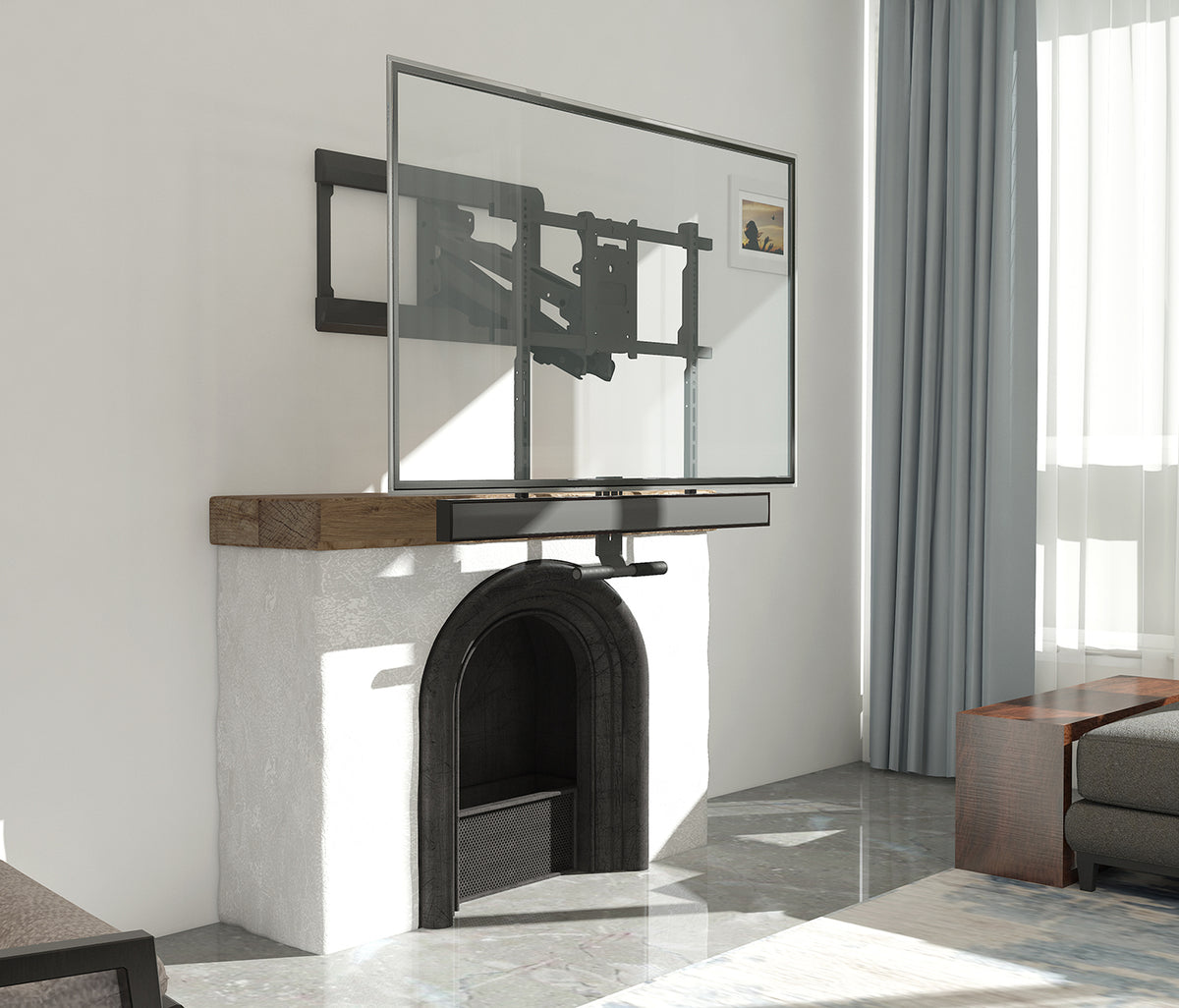 my wall Vertikal- & Vollbewegliche TV Wandhalterung (HP 55 AL)