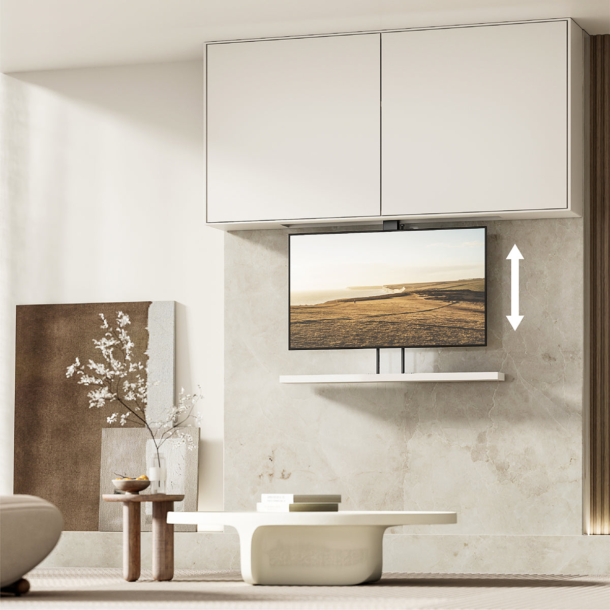 my wall Elektrischer TV Lift zum Hochfahren und Herunterlassen (HP 66-2 L)