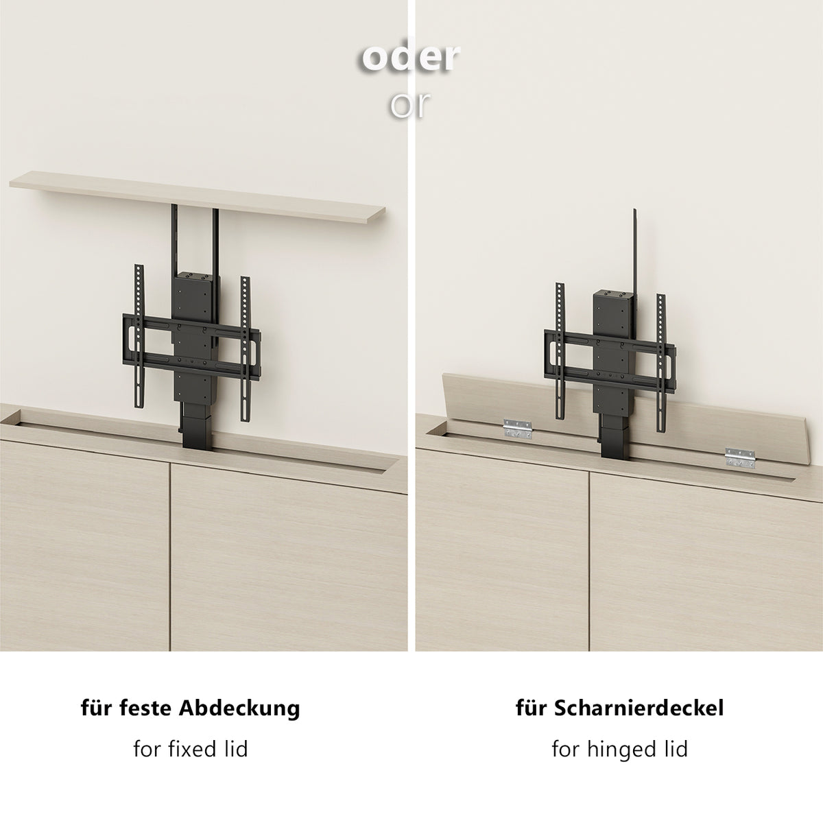my wall Elektrischer TV Lift zum Hochfahren und Herunterlassen (HP 66-3 L)
