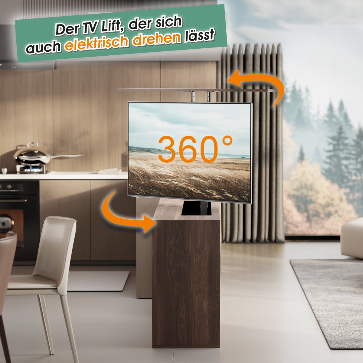my wall Elektrisch drehbarer TV Lift (HP 67-2 L)