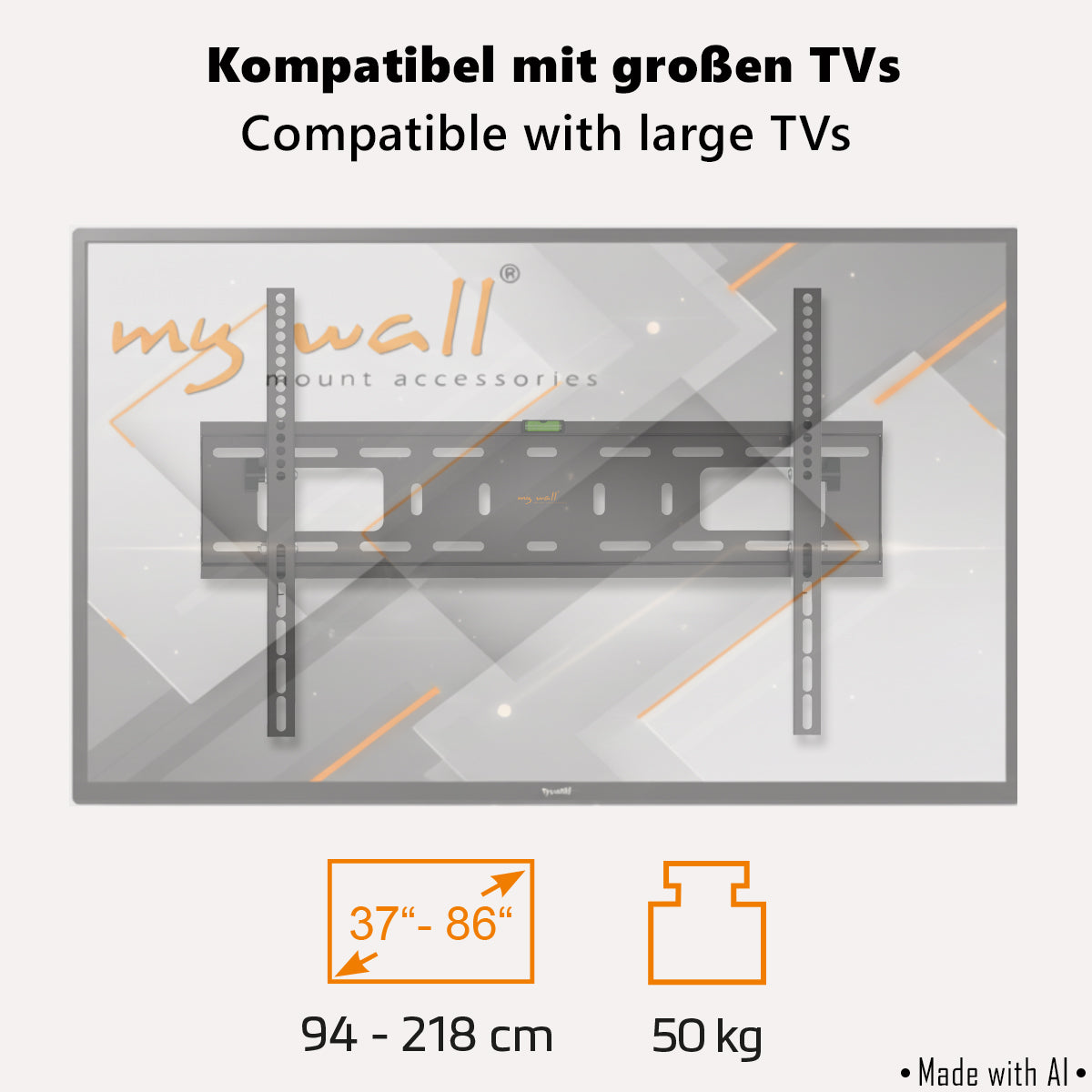 my wall Outdoor TV Wandhalterung neigbar (HP 70 L)