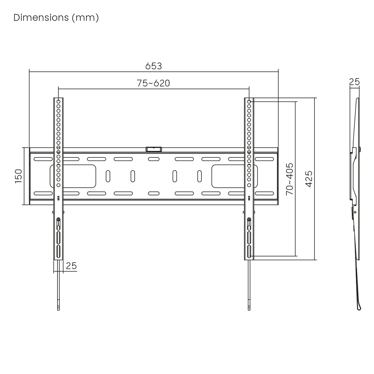 my wall Outdoor TV Wandhalterung (HP 71 L)