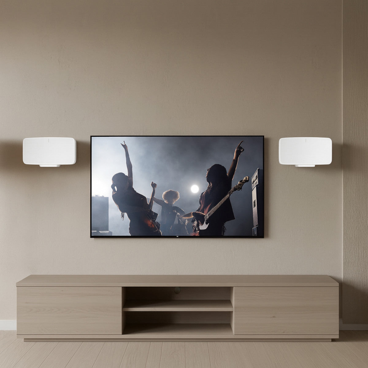 my wall 2 Wandhalter für SONOS Lautsprecher PLAY:5 Gen.2 & Five (HS 15 WL)