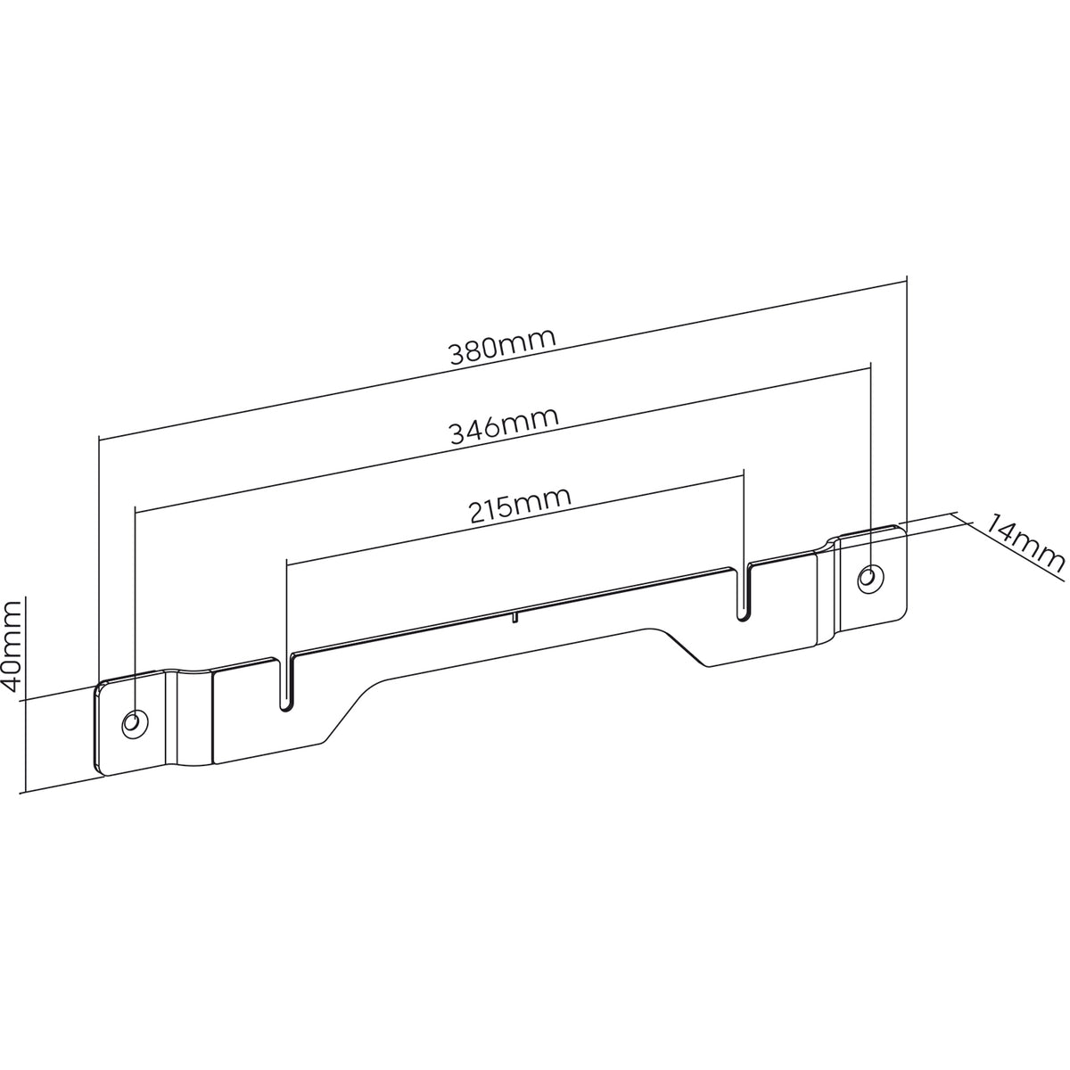 my wall Wandhalterung für Sonos® Soundbar Ray (HS 26 L)