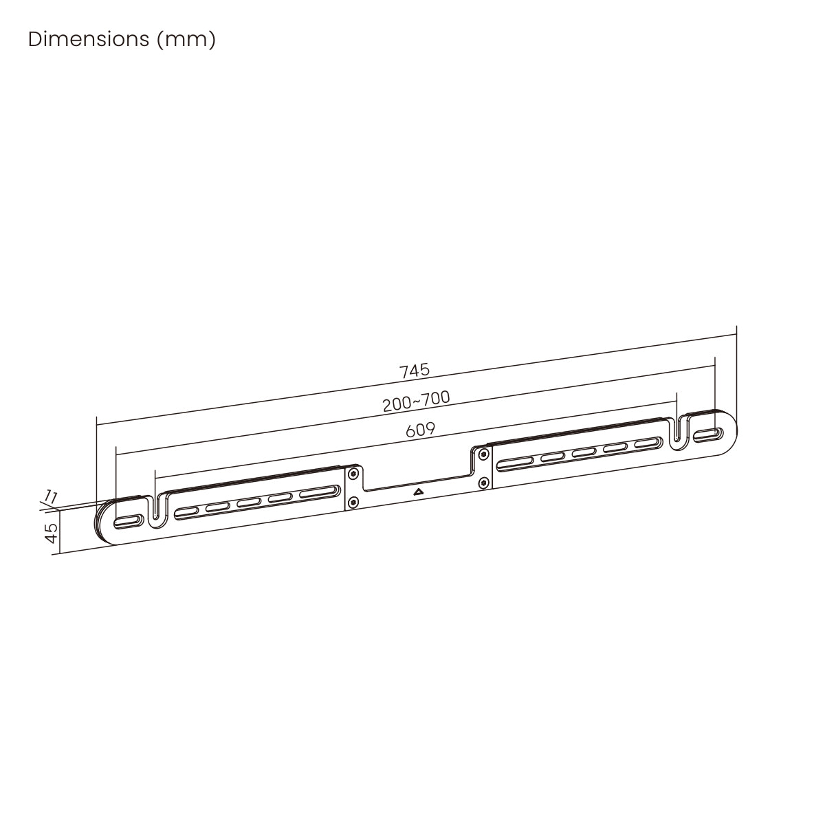 my wall Wandhalterung für SONOS® Soundbar Arc Ultra (HS 29 L)