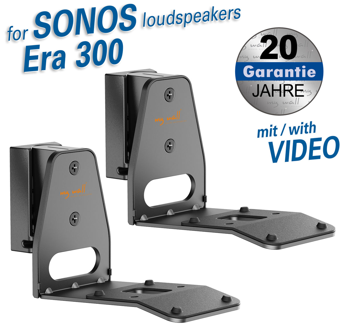 my wall 2 Wandhalter für SONOS Lautsprecher Era 300 (HS 41 L)