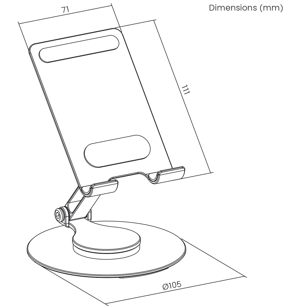 my wall Handy & Tablet Ständer (HT 48 L)