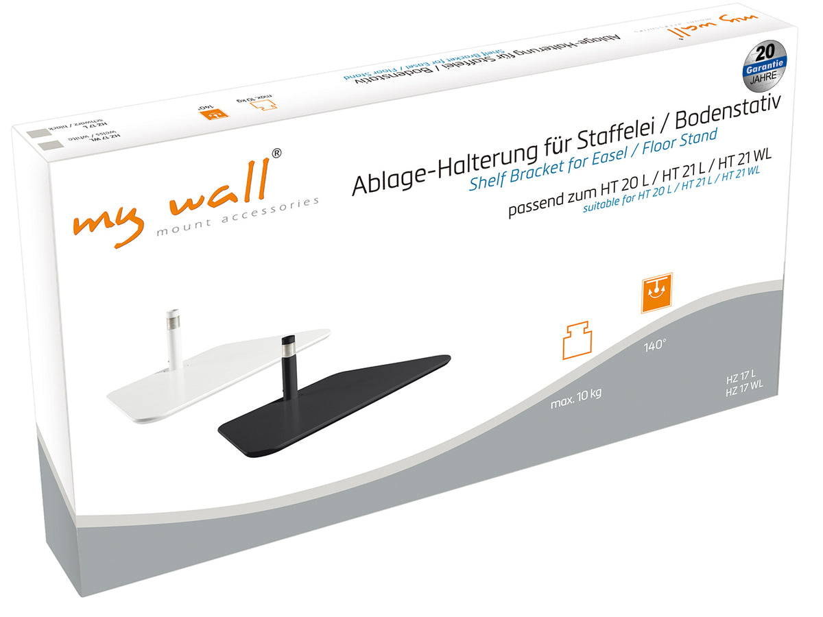 my wall Ablage-Halterung für Staffelei / Bodenstativ (HZ 17 L)