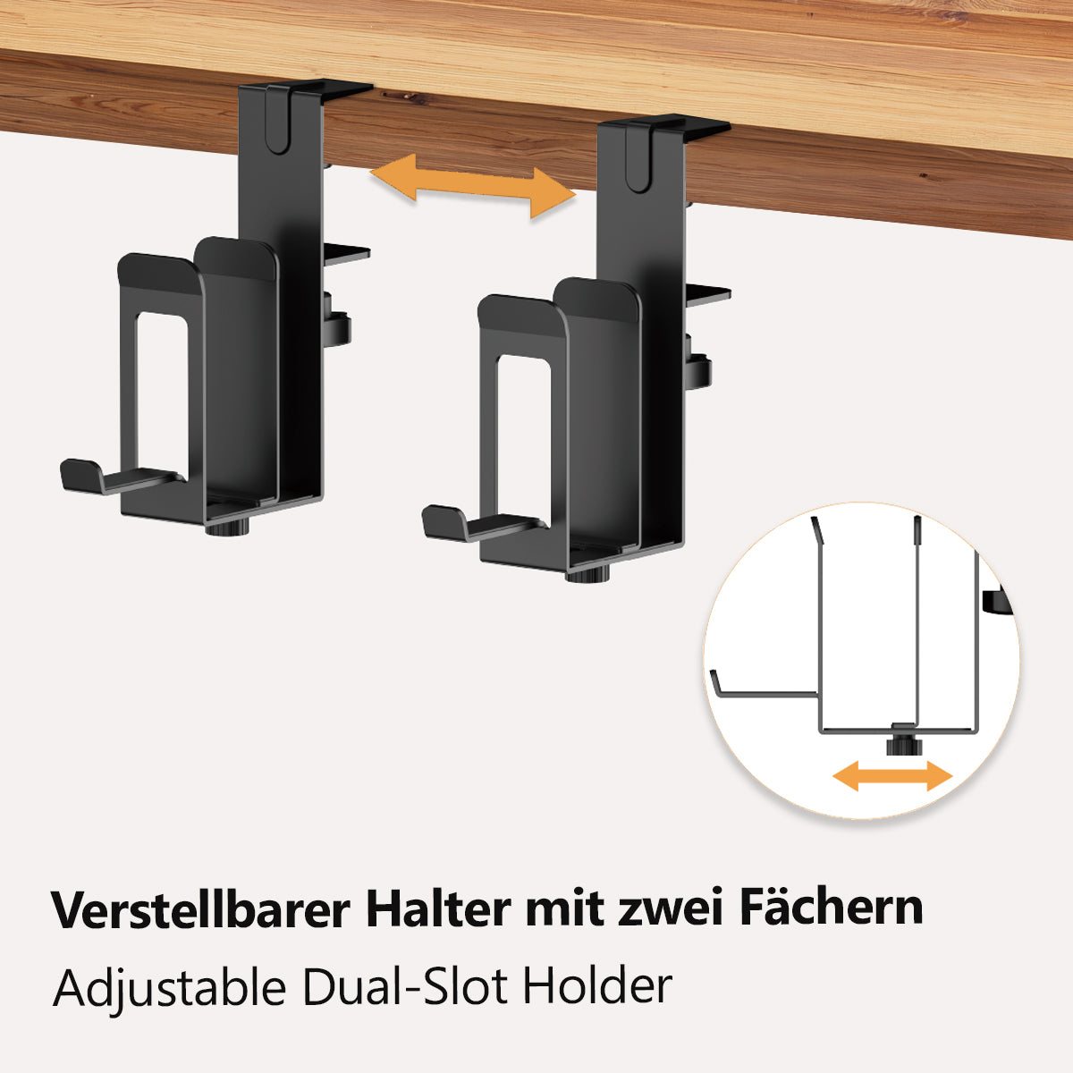 my wall Schreibtisch Organizer mit Klemmbefestigung (HZ 24 L)