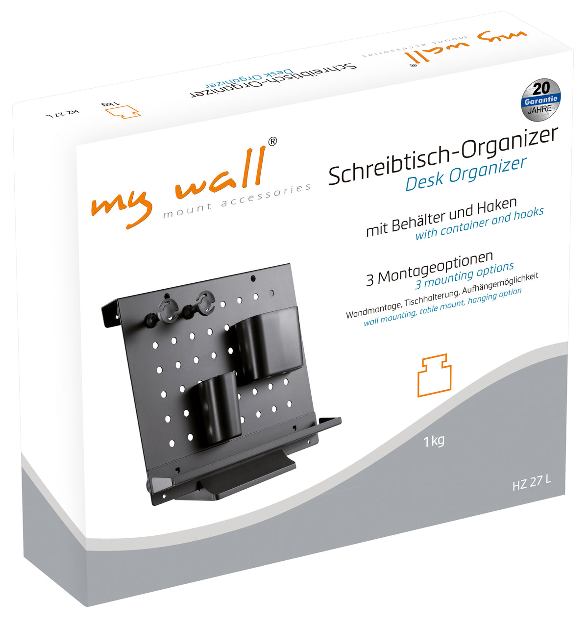 my wall 3 in 1 Schreibtisch-Organizer (HZ 27 L)