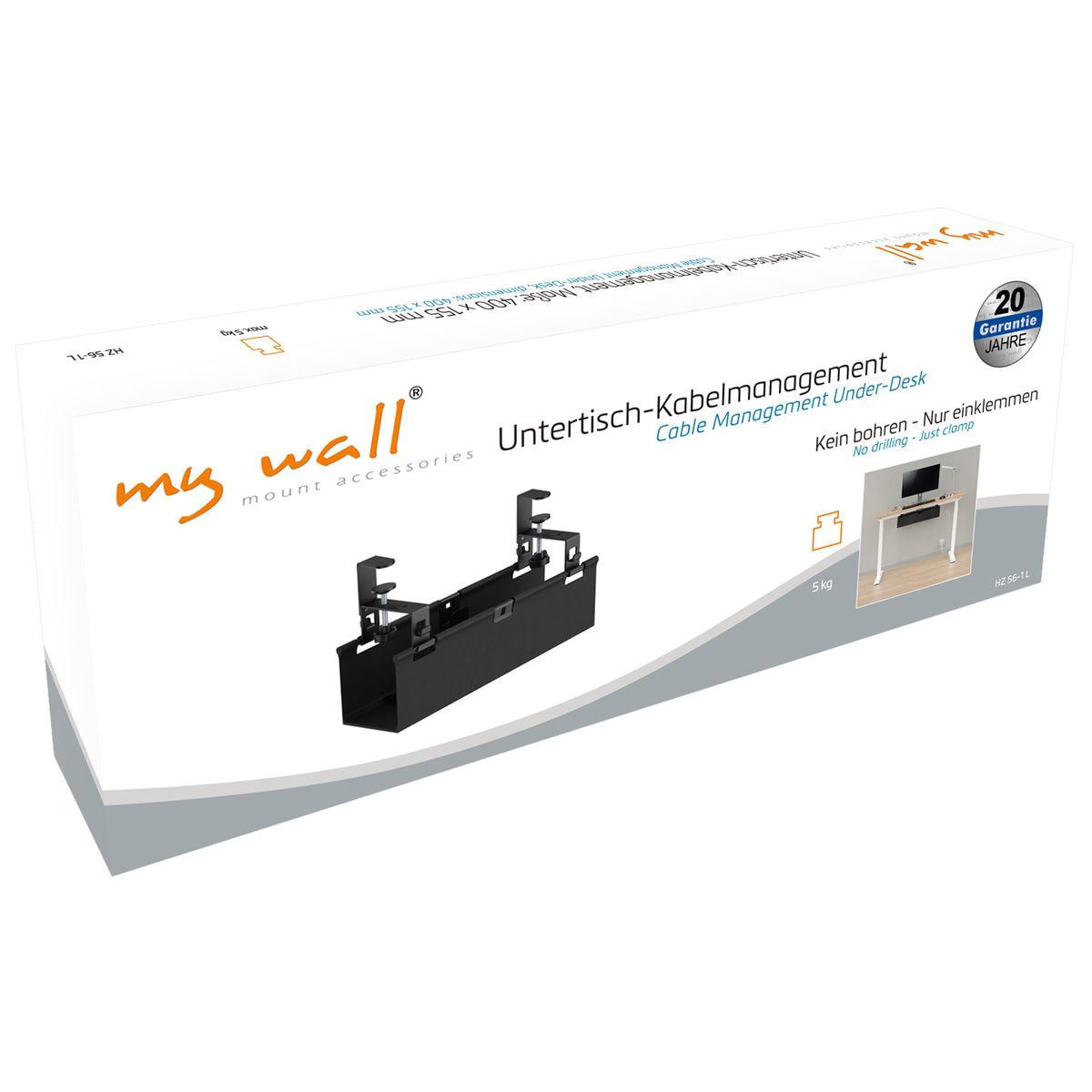 my wall Untertisch Kabelmanagement (HZ 56-1 L)